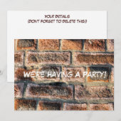 BRICKS-INVITATIE (Voorkant / Achterkant)