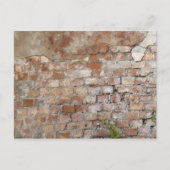 Bricks oude muur briefkaart (Voorkant)