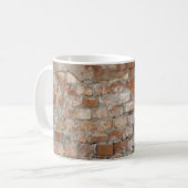 Bricks oude muur koffiemok (Voorkant links)