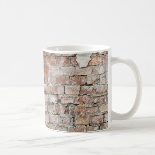 Bricks oude muur koffiemok (Rechts)