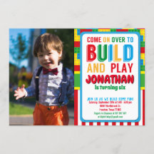 Bricks Party bouwsteen Birthday