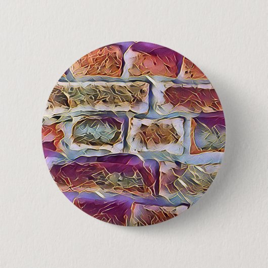 BRICKS RONDE BUTTON 5,7 CM (Voorkant)