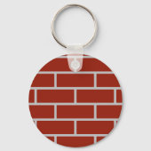 Bricks Sleutelhanger (Brick Red & Grey) (Voorkant)