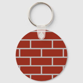 Bricks Sleutelhanger (Brick Red & Grey)