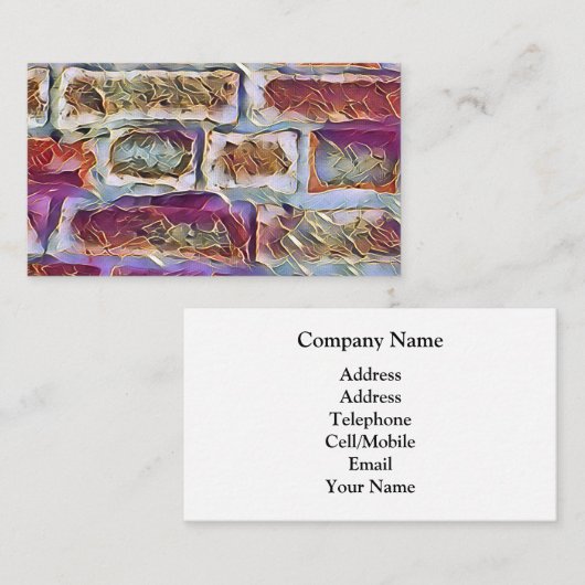 BRICKS VISITEKAARTJE (Voorkant / Achterkant)