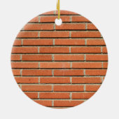 Bricks Wall Keramisch Ornament (Achterkant)
