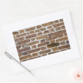 BRICKS WALL RECHTHOEKIGE STICKER (Envelop)