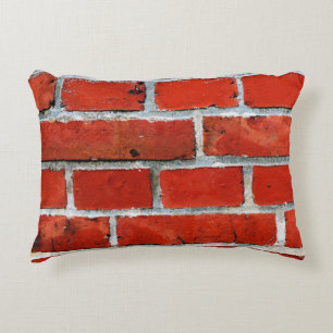 Bricks wall red brikwand accent kussen