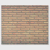 Bricks wall red brikwand cadeaupapier (Vlak)