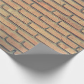 Bricks wall red brikwand cadeaupapier (Hoek)