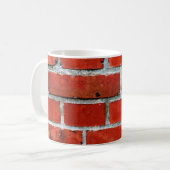 Bricks wall red brikwand koffiemok (Voorkant links)