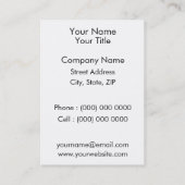 BRICKS WALL VISITEKAARTJE (Achterkant)