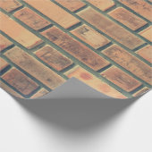 Bricks wand stenen muur muur muur muur stenen muur cadeaupapier (Hoek)