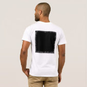Brickwall Splatter T-shirt, aangepaste bestelling T-shirt (Achterkant volledig)