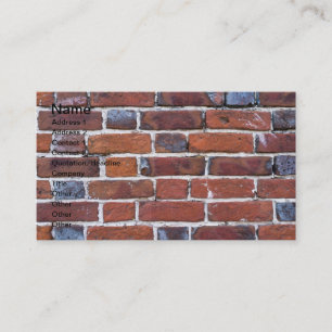 Brickwall Visitekaartje