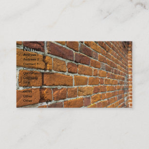 Brickwall Visitekaartje