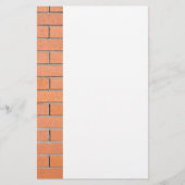 Brickwandpatroon Briefpapier (Voorkant)