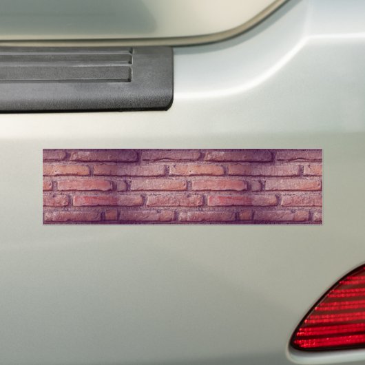Brickwandpatroon Bumpersticker (Op auto)