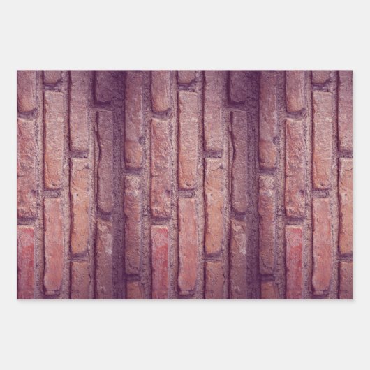 Brickwandpatroon Inpakpapier Vel (Voorkant 2)
