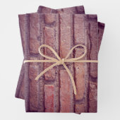 Brickwandpatroon Inpakpapier Vel (In situ)