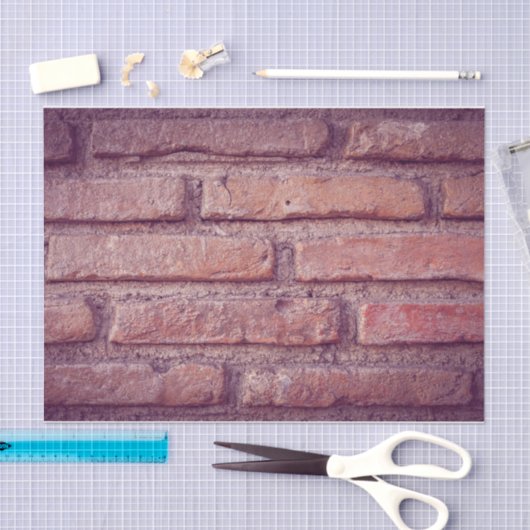 Brickwandpatroon Tissuepapier (Craft)