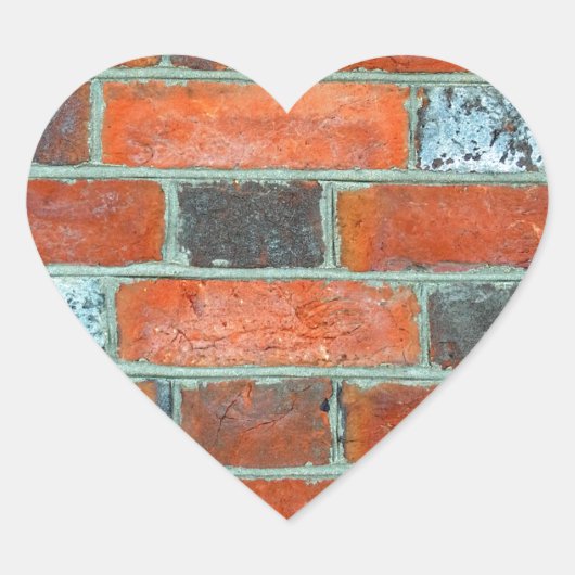 Brickwerk Hart Sticker (Voorkant)