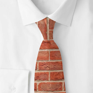 Brickwerkpatroon op een stropdas