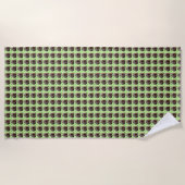 Brickwork Burrow: A Wombat's Green Canvas, Strandlaken (Voorkant)