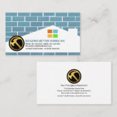 Brickwork-dakbedekking Silhouette-dakbedekking Visitekaartje (Voorkant / Achterkant)