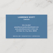 Brickwork Logo marine bouwonderneming Visitekaartje (Achterkant)