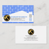Brickwork Masonry Home Building Handyman Service Visitekaartje (Voorkant / Achterkant)