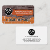 Brickwork Masonry Home Handyman Repairs Visitekaartje (Voorkant / Achterkant)