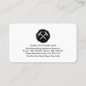 Brickwork Masonry Home Handyman Repairs Visitekaartje (Achterkant)