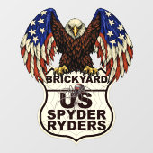 Brickyard Chapter - Decal Adelaarslogo (Vel)