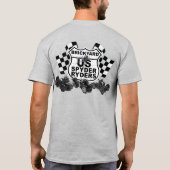 Brickyard Chapter - Finish Flags Logo T-shirt (Achterkant)