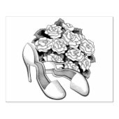 Bridal Accessoires Rubberstempel (Afrduk)