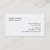 Bridal Accessoires Visitekaartjes (Achterkant)