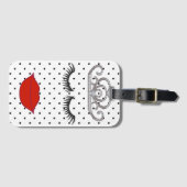 Bridal Baby shower Tiara Party Bagagelabel (Voorkant (horizontaal))