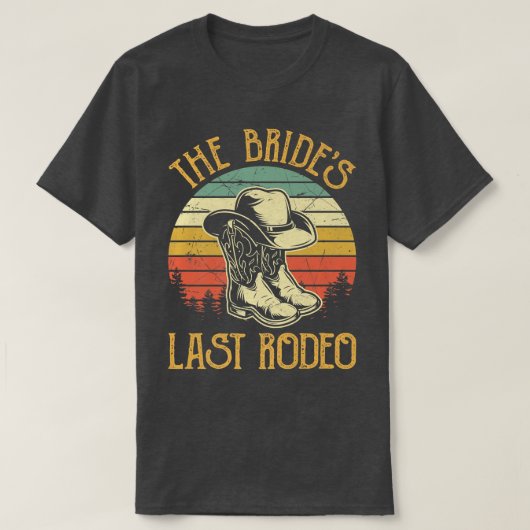 Bridal Bachelorette Party Boots Hat The Brides Las T-shirt (Design voorkant)