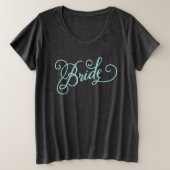 Bridal Bachelorette Wedding T-shirt (Design voorkant)