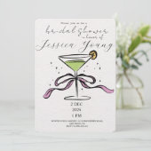 Bridal Bash & Cocktail Call bruids Kaart (Staand voorkant)