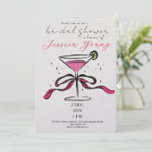 Bridal Bash & Cocktail Call bruids Kaart (Staand voorkant)