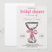 Bridal Bash & Cocktail Call bruids Kaart (Voorkant / Achterkant)