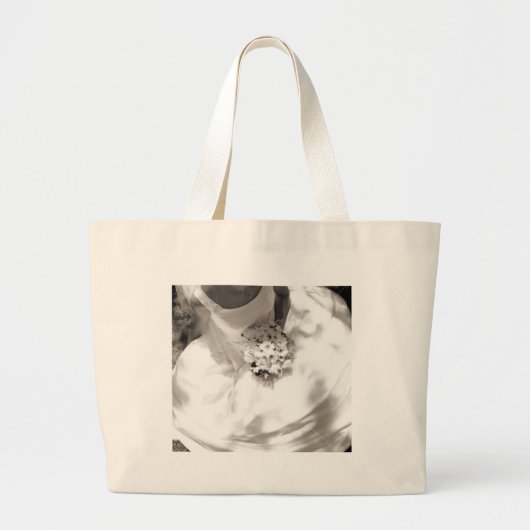 Bridal Beach Bag Grote Tote Bag (Voorkant)