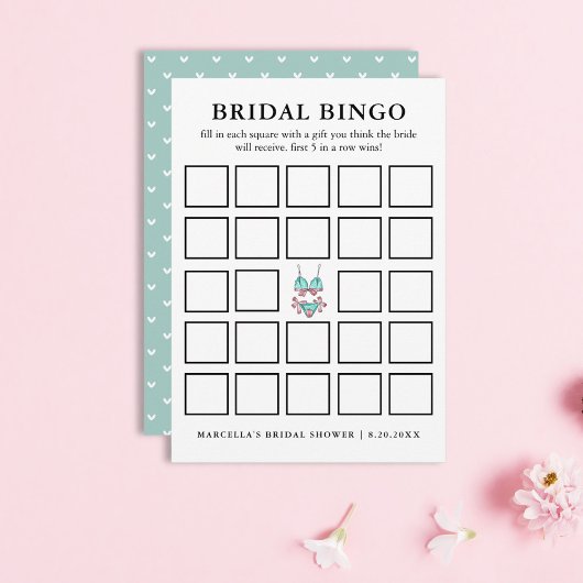 Bridal Bingo | Bridal Lingerie Kaart