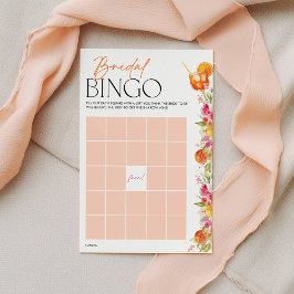 Bridal Bingo Bridal Shower Games Citrus Spritz