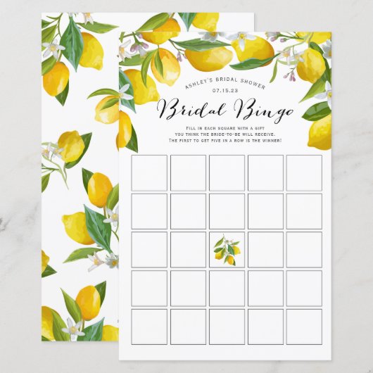 Bridal Bingo, de Spelen van het Vrijgezellenfeest  (Voorkant / Achterkant)