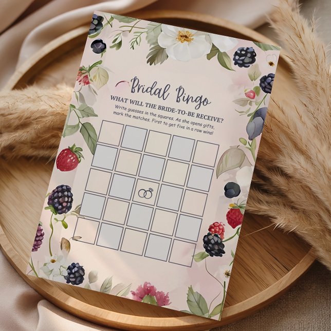 Bridal Bingo Floral Botanical Shower Game (Creator heeft geüpload)