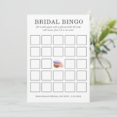 Bridal Bingo | Franse Macaron Kaart (Staand voorkant)