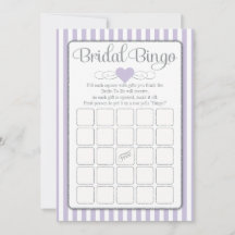 Bridal Bingo Lavender Grey Vrijgezellenfeest Game